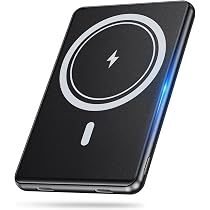 Amazon | 【2026極薄設計・MagSafe急速充電（8000mAh）】 モバイル